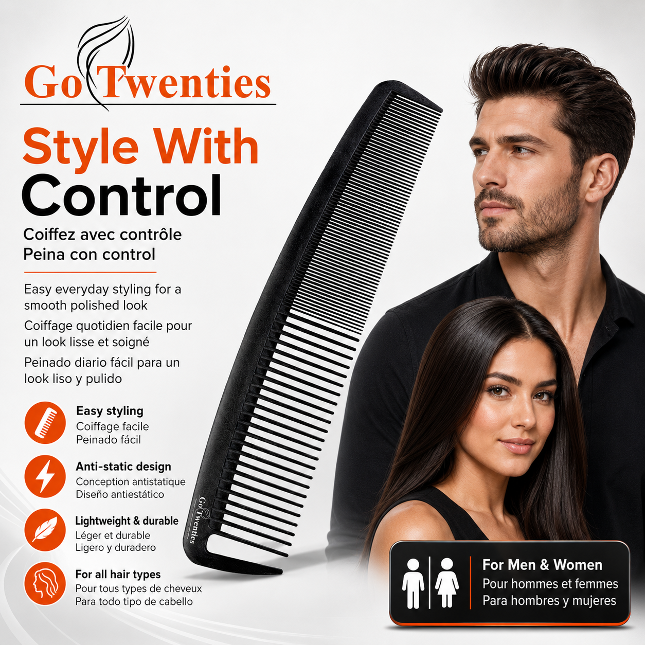 Go Twenties Hair Comb