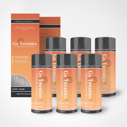 Go Twenties 6-Pack Hair Building Fibers