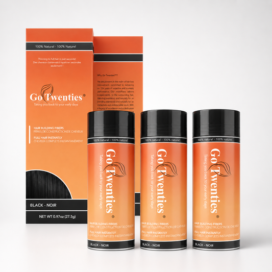 Go Twenties 3-Pack Hair Building Fiber