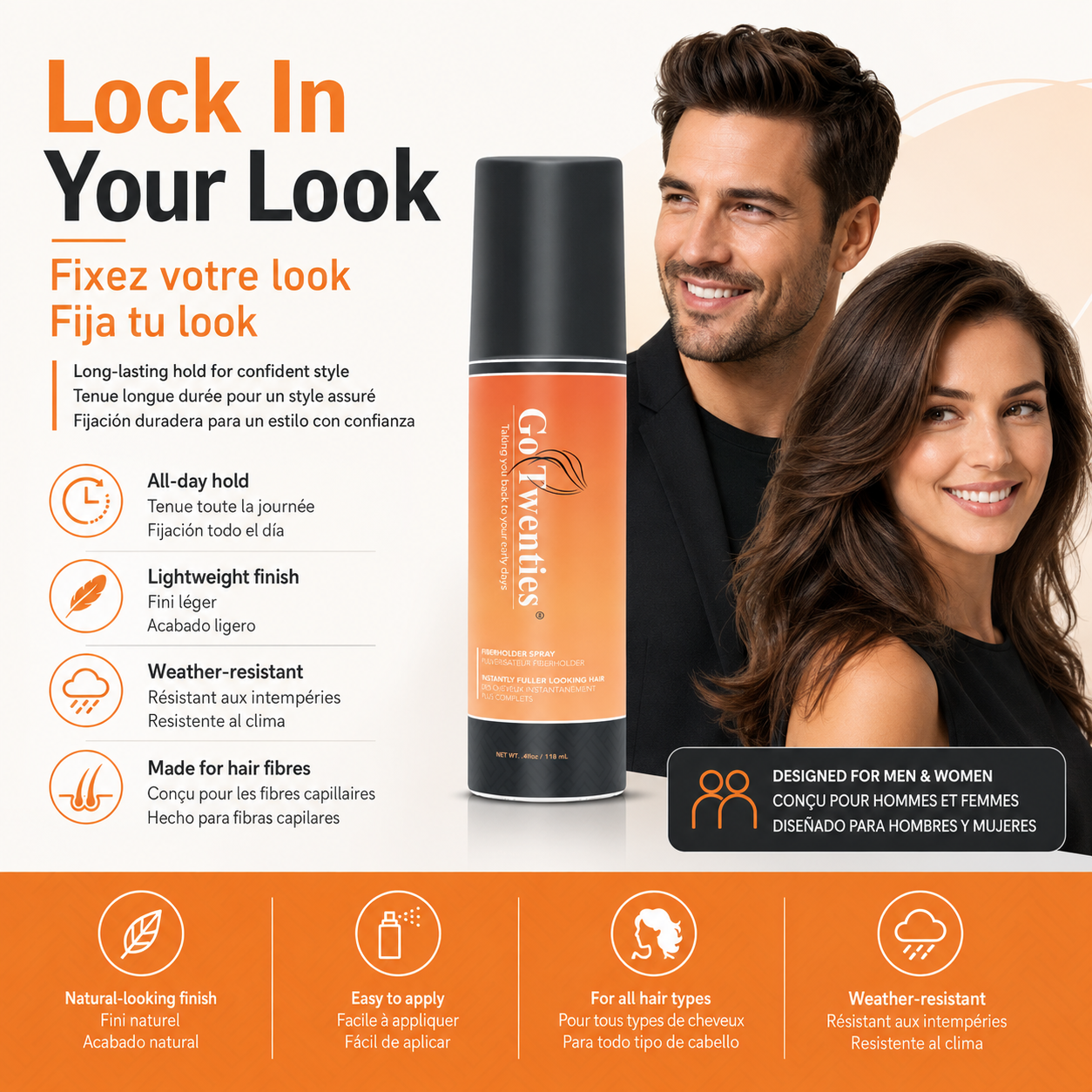 Go Twenties Fiberholder Hairspray