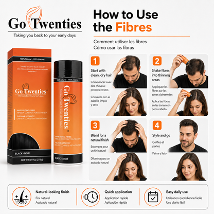 Go Twenties Hair Building Fibers
